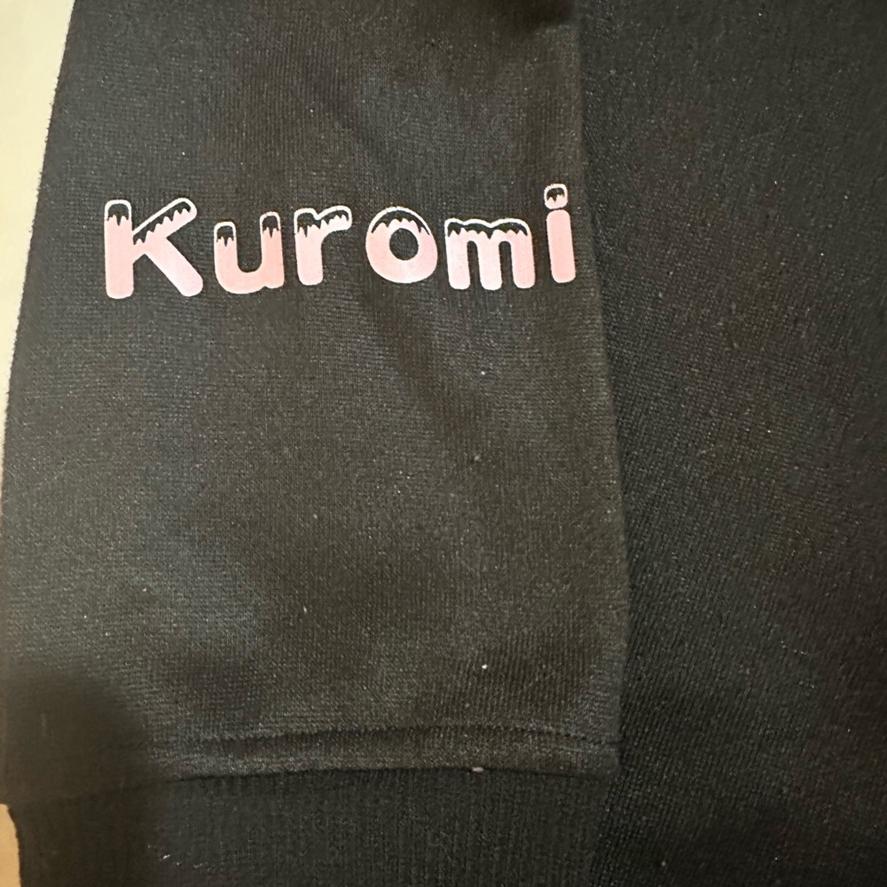 Sanrio Kuromi Boa Black Pullover Hoodie Sweatshirt Women L - Picture 3 of 7